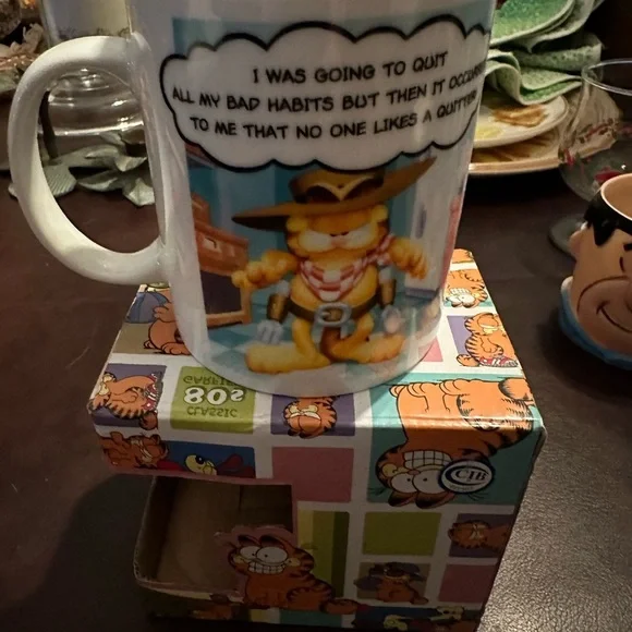 Garfield quitter mug - Picture 7 of 8